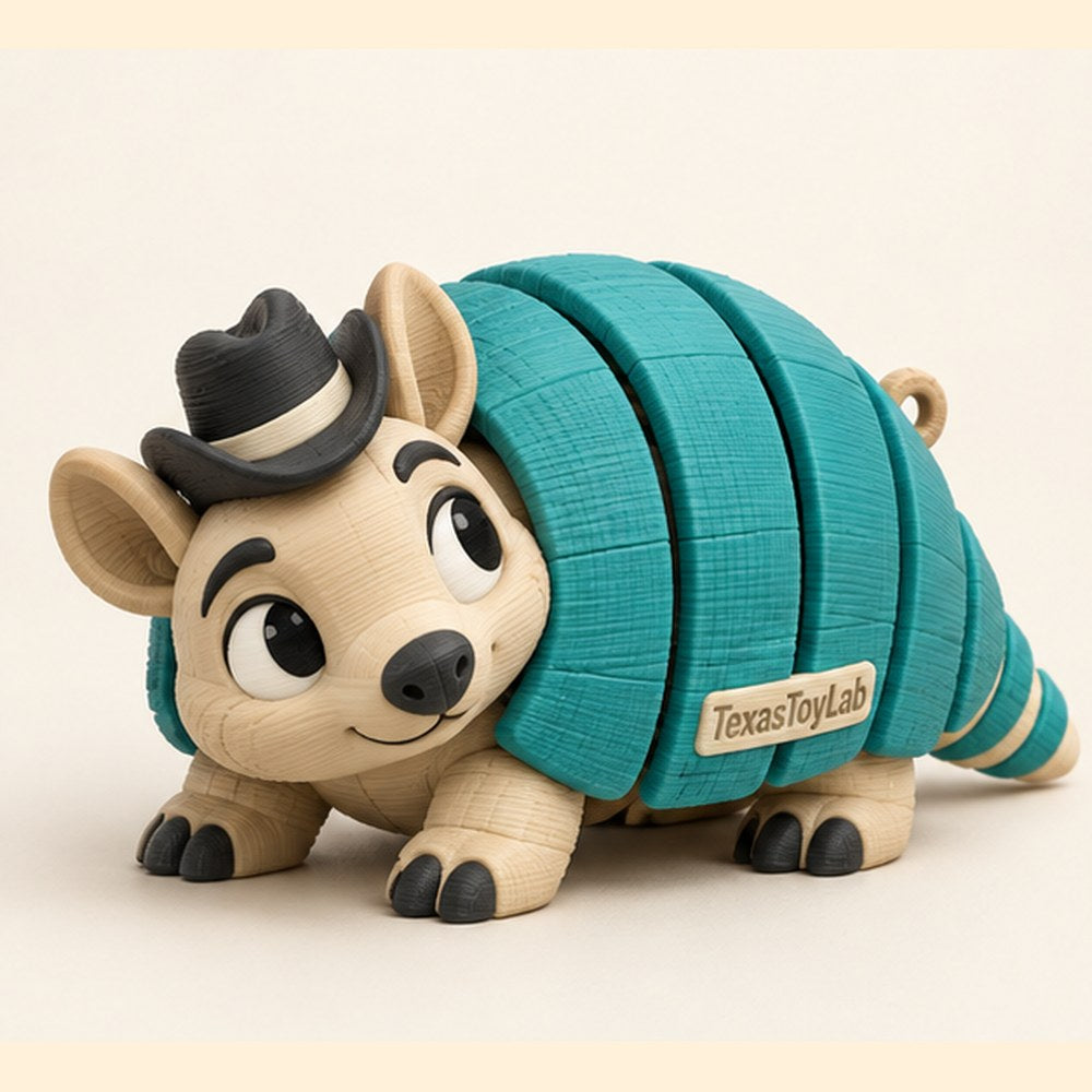 Armie the Armadillo, 3D-printed toy