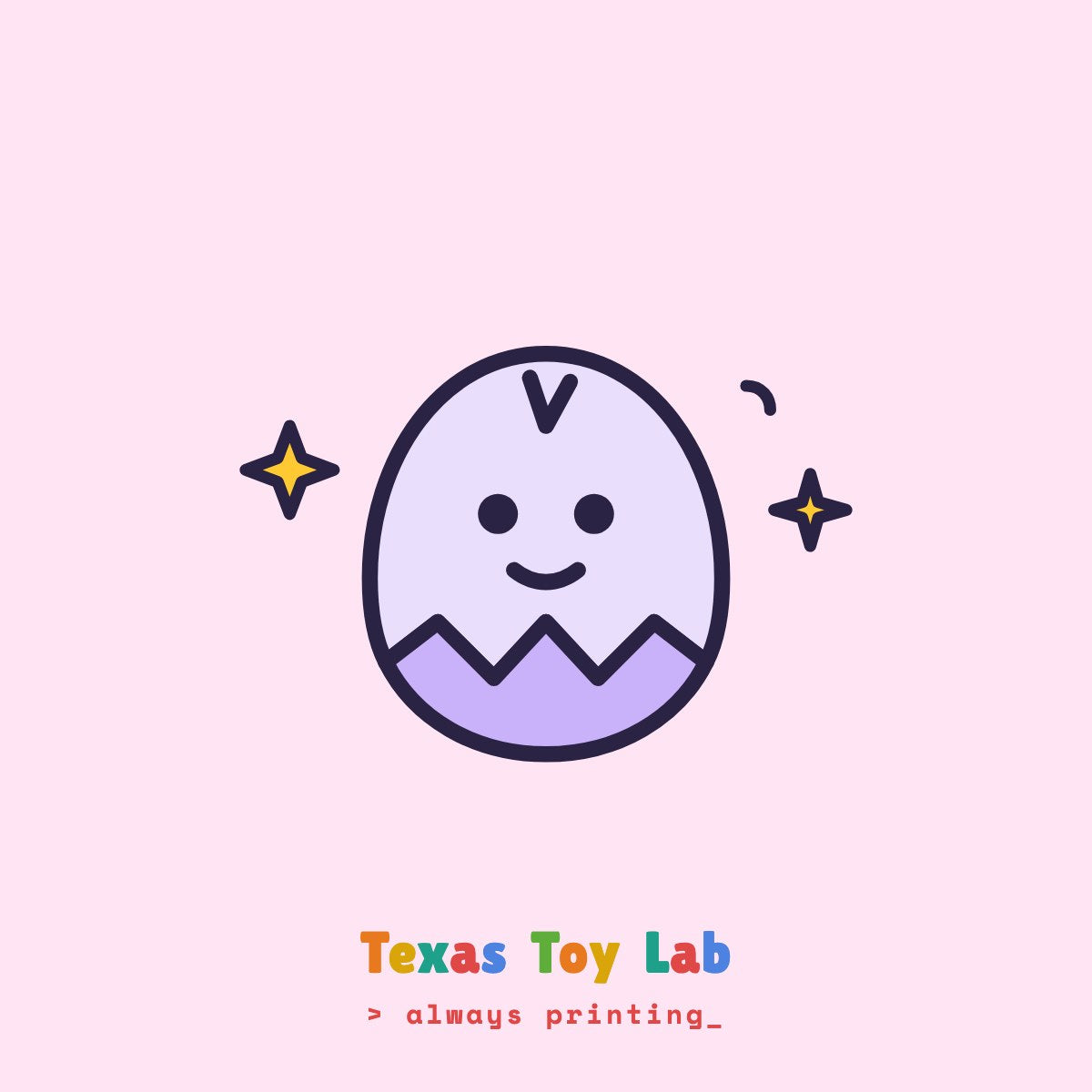 Dragon Egg Surprise illustration on Texas Toy Lab brand card