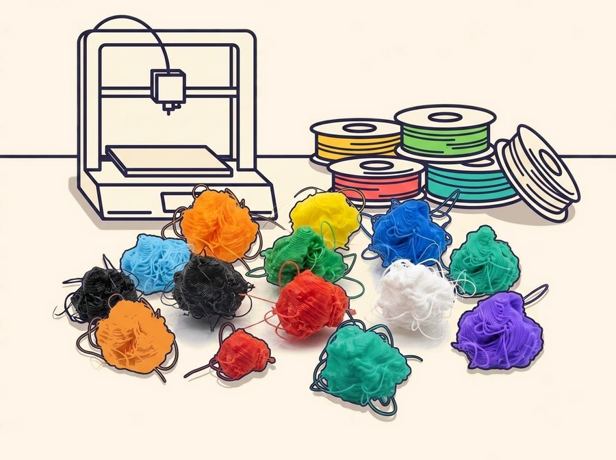 Genuine Printer Poop Collector Box, a sealed acrylic specimen box, shown in a scene
