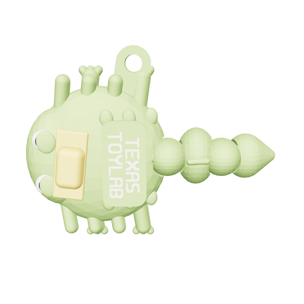 Prickle the Horned Lizard 3D model: the real print file you can spin
