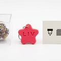 STEM Starter Kit: Printer Poop specimen, personalized name keychain, and explainer card (ai-placeholder-replace-with-real-photo)